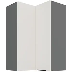 Konyhaszekrény Aria-WH/ANT anti fingerprint 60X60 GN-90 2F (90°) kép