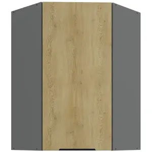 Konyhaszekrény Cremona ANT 60X60 GN-90 1F (45°) kép