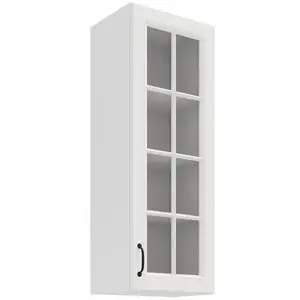 Konyhaszekrény Stilo matt fehér/fehér 40GS-108 1F kép