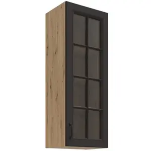 Konyhaszekrény Stilo matt grafit/artisan 40GS-108 1F kép