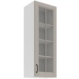 Konyhaszekrény Stilo claygrey/fehér 40GS-108 1F kép