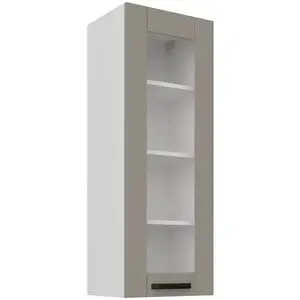 Konyhaszekrény Luna claygrey/fehér 40GS-108 1F kép