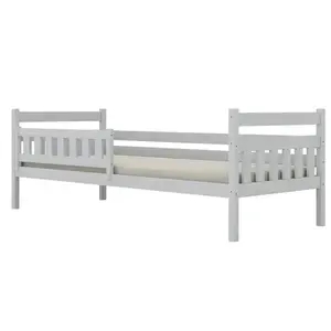 Ágy Dawid standard + korlát 90x200 fehér kép