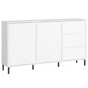 Komód Avenale AVEK01 U008 2D3S fehér/fehér alpesi kép