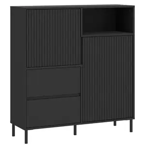 Komód Avenale AVEK03 U139 2D2S antracit kép