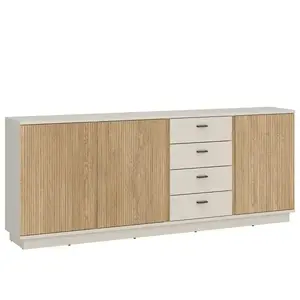 Komód Mosano LUSK103 3D4S tölgy cremona/kasmír kép