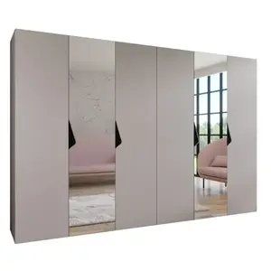 Szekrény Sandi 2-300 (2x150) kasmír/fekete kép
