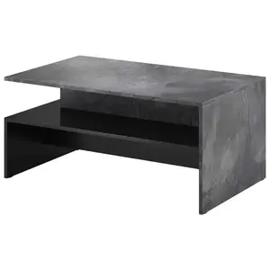 Dohányzóasztal Baros 99 Sötét beton kép