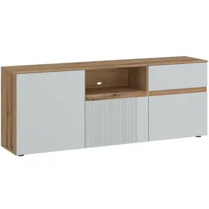 Komód Manilla MILF01 3D1S tölgy coast evoke/szürke matt kép