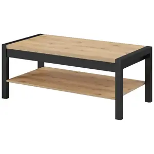 Dohányzóasztal Aktiv 99 Tölgy Taurus/Fekete kép