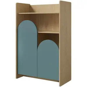 Regál Lexi 8 Cremona/Macadamia/Tengeri kép
