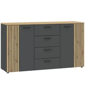 Komód Karo Front Antracit/Artisan kép