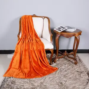 Pléd Clarte 70x140 narancssárga kép