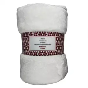 Pléd Nest Super Soft fehér 170x220 Merkury Home kép