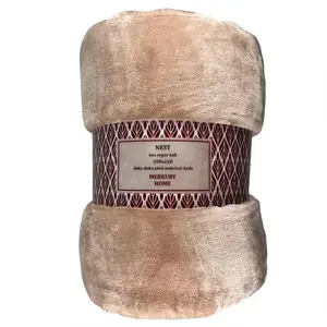 Pléd Nest Super Soft világos rózsaszín 200x220 Merkury Home kép