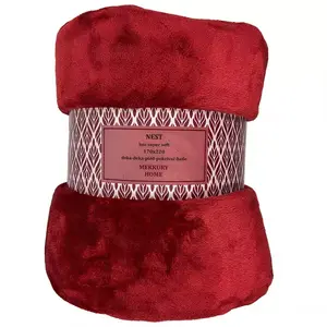 Pléd Nest Super Soft bordó 170x220 Merkury Home kép
