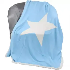 Pléd Astra 16 kék/ekrü 120x150 Merkury Home kép