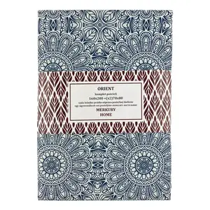 Ágynemű Orient pamut ekrü/indigó 160x200 + (2) 70x80 Merkury Home kép