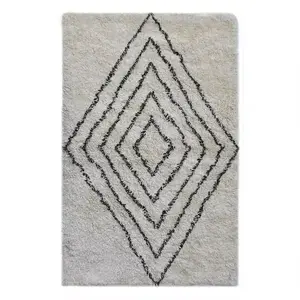 Szőnyeg Berber 97 ekrü/fekete 60x90 Merkury Home kép