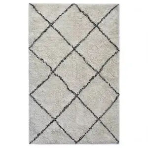 Szőnyeg Berber 94 ekrü/fekete 60x90 Merkury Home kép
