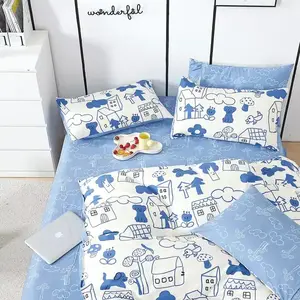 Ágynemű pamut, szatén ALBS-M0016B 140x200 Lasher kép