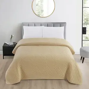 Ágytakaró Lili RQ-191 220x250 cm sötét bézs kép