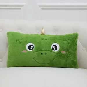 Párna dinosaurus 30x56cm zöld kép