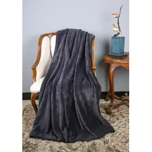 Takaró Claudi 170x220 cm fekete kép