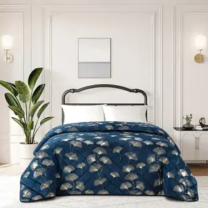 Paplanhuzat ágyhoz Jola RQ-015 170x220 cm sötétkék kép