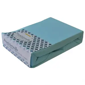 Elasztikus Jersey lepedő 200x220 szín világoskék 026 kép