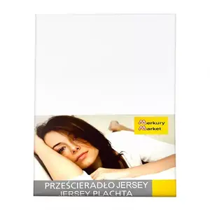 Lepedő jersey gumival 140x200 fehér 1 kép