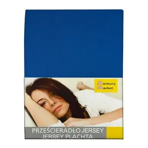 Lepedő jersey gumival 140x200 tengerészkék 29 kép