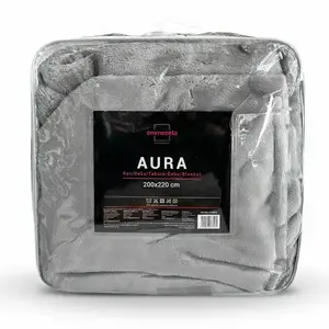 Aura pléd 200x220 cm szürke kép