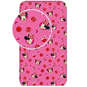 Elasztikus lepedő, 90x200 Minnie Hearts 02 kép