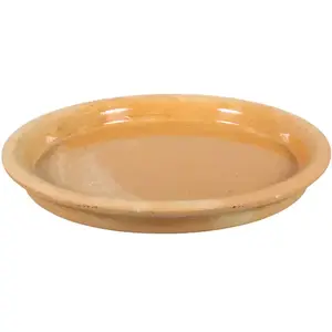 Virágcserép tál DISKO kerámia bazalt melír d32cm kép