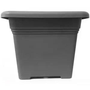 Virágcserép ZORA antracit 14cm kép