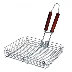 Grill kosár BBQ 32x26 cm kép
