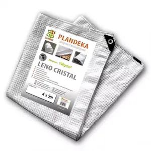 Takaróponyva megerősített LENO CRISTAL 4x 5M | 100G – áttetsző kép