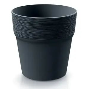 Virágcserép Furu Round - Antracit kép