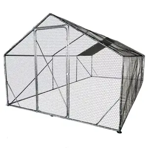 Baromfi fém ketrec 300x600x220 cm kép