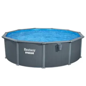 Fém medence Hydrium 4, 9x1, 3 m antracit 561CU kép