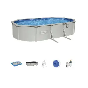Fém medence Hydrium 6, 1x3, 6x1, 2 m 56369 kép