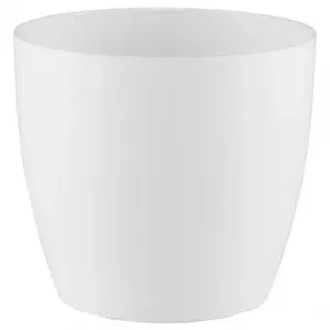Virágcserép San Remo 16 cm fehér kép