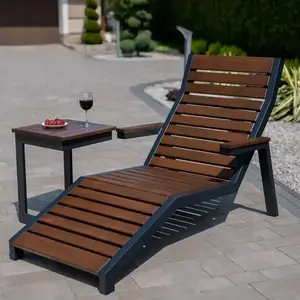 Kerti nyugágy Loft diófa kép