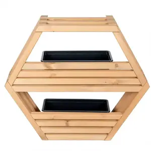 Polc Hexen maxi cappucino 80x20x69 cm kép