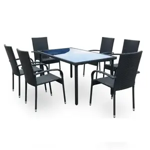 Kerti bútorkészlet New Haiti fekete kép