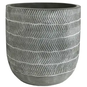 Virágcserép YS46172L cement kép