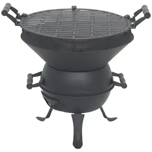 Öntöttvas bogrács grill Mercado 35 cm KY1821 kép