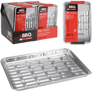 Grilltálca alumínium 4 db kép