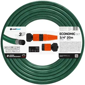 Economic 10-102 készlet – 3/4" tömlő, 20 m + csatlakozók kép